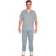 thumbnail image 4 of Pijama Uniforme Medico Clinico Hombre Conjunto Corte Recto Gris XL, 4 of 5