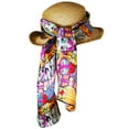 thumbnail image 3 of Wrapables® Vibrant 100% Silk Long Scarf 51" x 10.5", Happy Puppies, 3 of 4