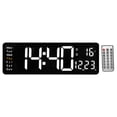 thumbnail image 1 of Inteprter Large Digital Wall Clock Modern Temperature Clocks Decor Timekeeping Home Decoración del hogar, 1 of 1