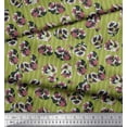 thumbnail image 3 of Soimoi Cotton Duck Fabric Stripe & Floral Artistic Printed Craft Fabric by the Yard 56 Inch Wide, 3 of 3