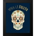 thumbnail image 2 of Charron, Veronique 12x14 Black Modern Framed Museum Art Print Titled - La Vida Loca IV Blue, 2 of 5