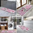 thumbnail image 2 of Pioneer Flower Floral Print Pattern Kitchen Rug Mat,Kitchen Runner Rugs Non Skid Washable,Decorative Kitchen Floor Mats for Kitchen,Sink,Laundry,17"X47", 2 of 5