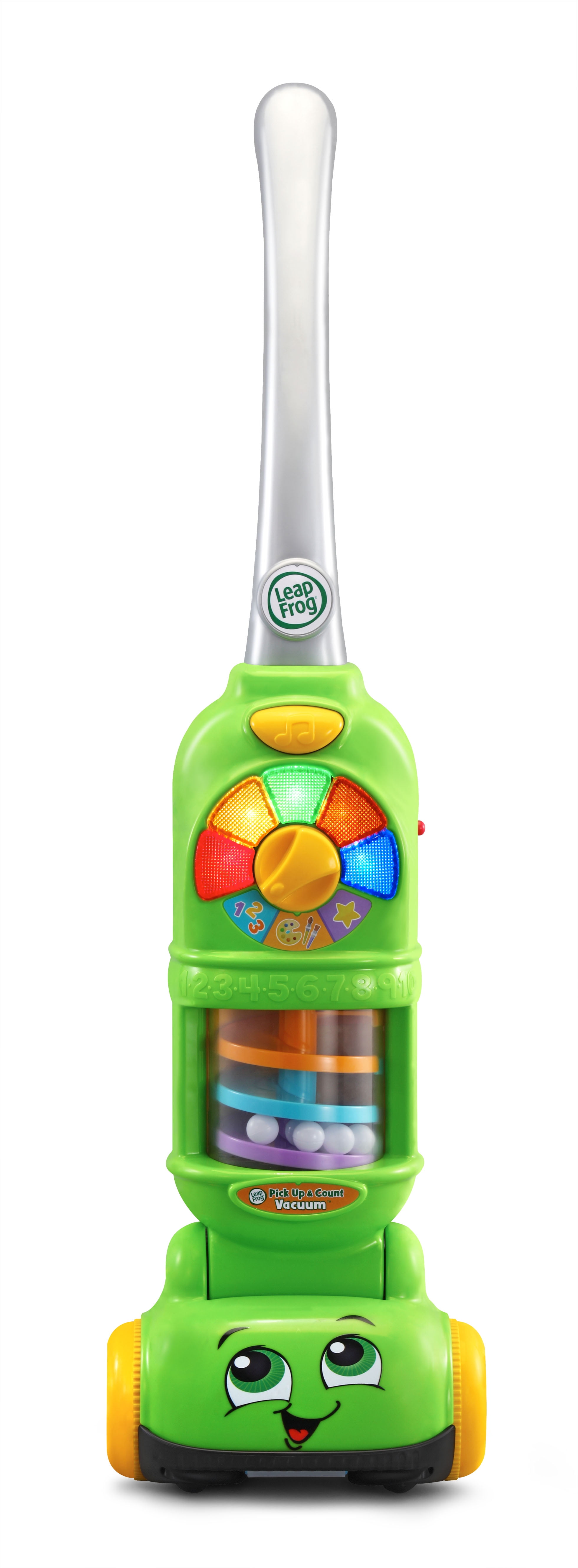 LeapFrog Pick Up and Count Vacuum With 10 Colorful Play Pieces