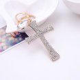 thumbnail image 1 of Cross Key Chain Alloy Rhinestone Hanging Pendant for Cellphone Bags Key New, 1 of 1