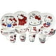 thumbnail image 1 of Juego Vajilla De Porcelana Hello Kitty Colección Moño Rojo,12 piezas Para 4 personas, Blanca con Caja de Regalo, 1 of 7