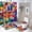 style-171, variant on Colorful Patchwork Bohemian Style Floral 4 Pcs Shower Curtain Set with Rugs Include Waterproof Shower Curtain Non-Slip Rug Toilet Lid Cover Bath Mat Vintage Boho Durable And Waterproof