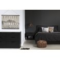 thumbnail image 3 of South Shore Holland 6-Drawer Dresser for Adult, in Black Oak, 3 of 10
