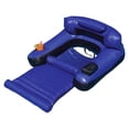 thumbnail image 4 of Swimline 71” Inflatable Pool Suntan Raft & Fabric Pool Inflatable Lounger Chair, 4 of 4