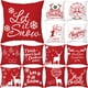 thumbnail image 2 of 45*45 Christmas Cushion Cover Santa Claus Snowflake Pillowcase Merry Christmas Decorations for Home 2023 New Year Gifts Navidad, 2 of 5