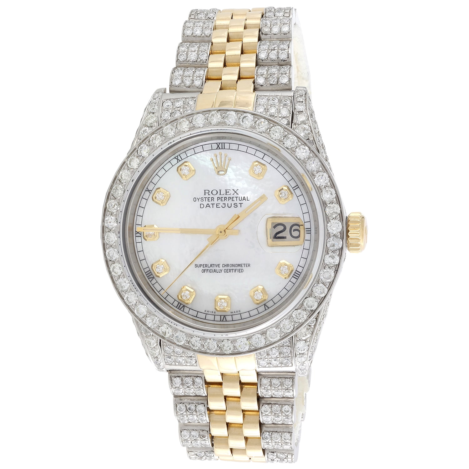 Rolex datejust 16013 diamond dial hotsell