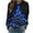 5-blue christmas sweatshirts for women, variant on UPPADA Womens Christmas Shirts Long Sleeve Crew Neck Pullover Tops Funny Cute Xmas Letter Printed Tree Graphic Tee Winter Family Xmas Tops cute xmas gifts Black,L