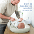 thumbnail image 2 of Jool Baby Waterproof Baby Changing Pad - Easy to Clean, Lightweight & Portable - Large Foam Cushion for Comfort (Sage), 2 of 9