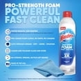 thumbnail image 3 of Windex Fast Shine Foam Glass, Window, and Mirror All Purpose Cleaner, No-Drip Aerosol Cleaning Spray, 19 oz, 3 of 15
