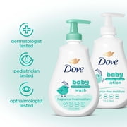 Baby Dove Sensitive Skin Care Baby Wash For Baby Bath Time Fragrance Free Moisture Fragrance Free And Hypoallergenic, Washes Away Bacteria, 13 fl oz