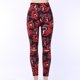 thumbnail image 1 of Pantalones de renderizado con estampado floral negro delgado para mujer Pantalones elásticos ajustados Pantalones S Soledad Pantalones pitillo elásticos para mujer, 1 of 10