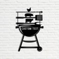thumbnail image 5 of Handmadetneonsign Personalized BBQ Griller Metal Wall Art LED Light - Custom Backyard Grill Sign, 5 of 5