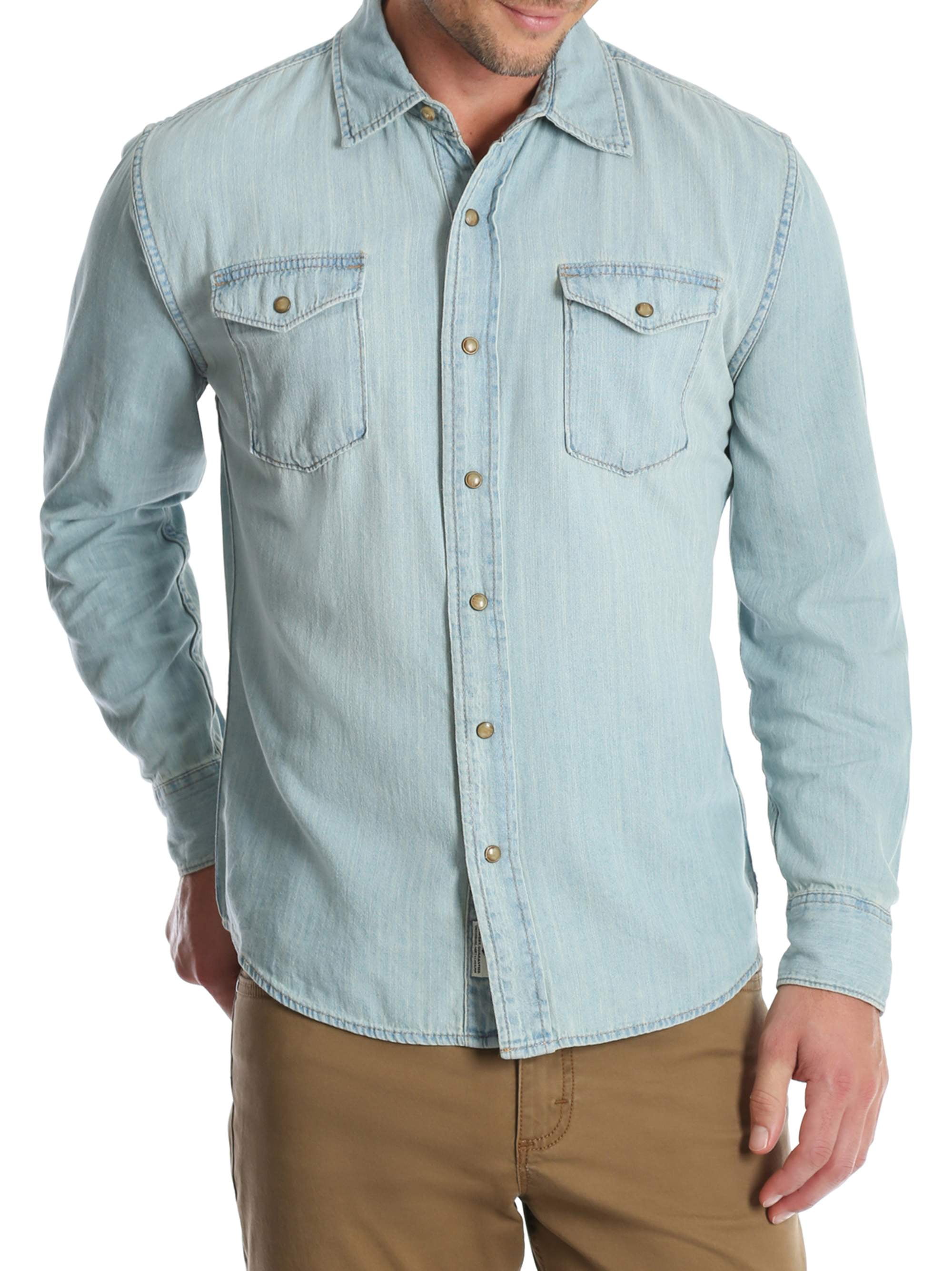 wrangler slim fit shirt