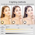 thumbnail image 3 of LED Phone Light with Clip 2000mAh Rechargeable Cell Phone Fill Light 120 LED Selfie Light 3 Light Modes Clip Fill Video Light, 3 of 7