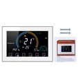thumbnail image 3 of Bewildely Termostato de habitación programable inteligente WiFi Controlador de calefacción eléctrica LCD retroiluminado, negro Electrodomésticos blanco, 3 of 6