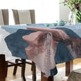 thumbnail image 4 of Yayeee Tablecloths for Rectangular Tables 54 x 72 inch Party Table Cover, Art Mountain and Sun Pattern, 4 of 6