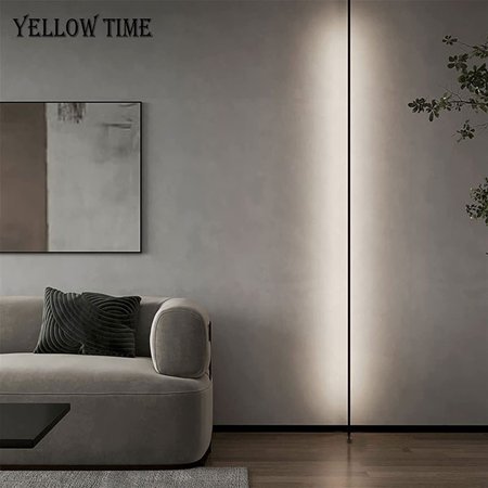 Floor Lamp Skyline Linear Led Light Creative Wall Lamp Led Strip Line Lamp For Living Room Bedroom Bar Hanging Light Floor Lamp Color Temperature Cool Lampshade Color Chrome Frame Walmart Canada