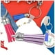 thumbnail image 4 of Llavero encantos Injueey 28 piezas borla decoración DIY Púrpura claro, 4 of 6
