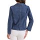 thumbnail image 3 of BLAZER DE MEZCLILLA LAVADO PARA MUJER INSPIRADO EN CHIC, CHAQUETA DE OFICINA CASUAL CON SOLAPA CON MUESCA XS AZUL, 3 of 6