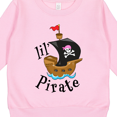 thumbnail image 3 of Inktastic Lil' Pirate Pirate Ship, Pink Bandana Toddler Sweatshirt, 3 of 4