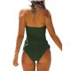 thumbnail image 4 of Sunloudy Charming Women Bikini Set, Neck Hanger Sin mangas Backless Crop Tops Bragas de color sólido para el verano, Ropa de mujer Sunloudy  S M L XL, 4 of 6