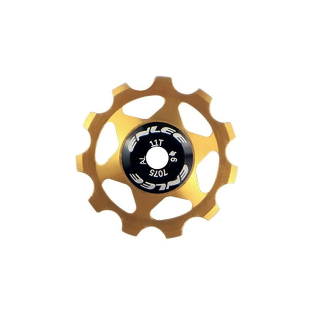 Galet de Dérailleur Arrière de Vélo Galet de Dérailleur Arrière de Bicyclette Roue de Guidage Conception à Dents Multiples Ajustement Universel Anodisé Résistant Accessoires de Vélo Chute de Chaîne
