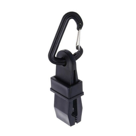 WORGEOUS Black Plastic Fastener Clips Cord Locks for Tent  Awning Outdoor Gear and Lightweight Accessories