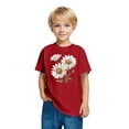 thumbnail image 3 of RXIRUCGD 2025 Vêtements d'Été pour Enfants T-shirt Imprimé Mode Mignon Col Rond Manches Courtes, 3 of 5