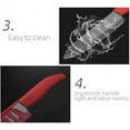 thumbnail image 6 of Ceramic Knife 6-inch Chef Knife for Kitchen Paring Knife with Sheath for Cutting,Dicing,Slicing,Rustproof Black Blade, 6 of 7