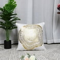 thumbnail image 2 of PiccoCasa 18"x18" Decorative Pillow Cover Cotton Linen Throw Cushion Cover, 24#, 2 of 6