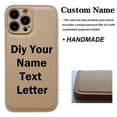 thumbnail image 5 of Custom Name Case For iPhone X XR XS 15 11 13 12 Mini 14 Pro 11Pro 14Pro Max 7 8 Plus ProMax 8Plus Text Leather Color Back Cover, 5 of 5