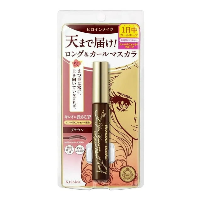 KISS ME Heroine Make Long Up Super Waterproof Mascara - 2 Color to Choose