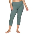 thumbnail image 4 of RBX Active Women's Plus Size Squat Proof Capri Legging With Pockets, 4 of 6