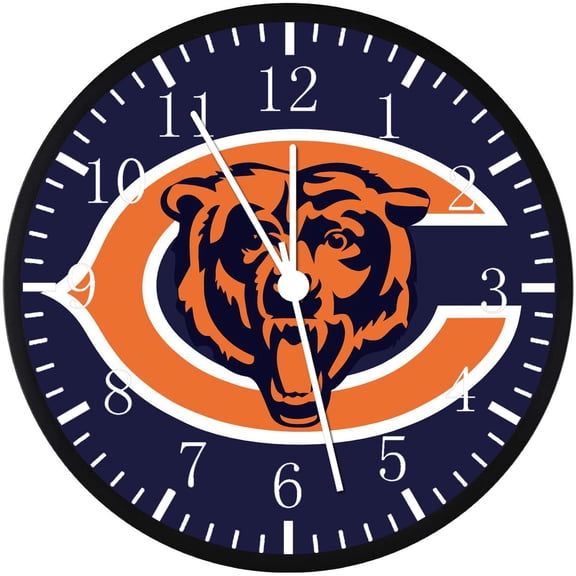 12 Inch Bears Wall Clock Non-Ticking Silent Great for Decor and Gifts F17