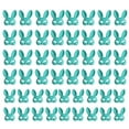 thumbnail image 2 of Kripyery 50Pcs Nail Decorations Creative Shape Ultra-Light Removable Stunning Visual Effect Wide Application Decorative Alloy 3D Cartoon Rabbit Nail Jewelry Manicure Decor Nail Supplies, 2 of 8