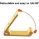 thumbnail image 4 of 5 Pieces Folding Hooks Wall Mounted Towel Hooks Clothes Hooks 90 Foldable Solid Aluminum Hooks with Stainless Steel Screws Suitable for Changing Room, 4 of 5