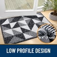 thumbnail image 4 of Alfombrilla OLANLY para entrada interior, lavable, 80 x 50 cm, color negro, 4 of 7