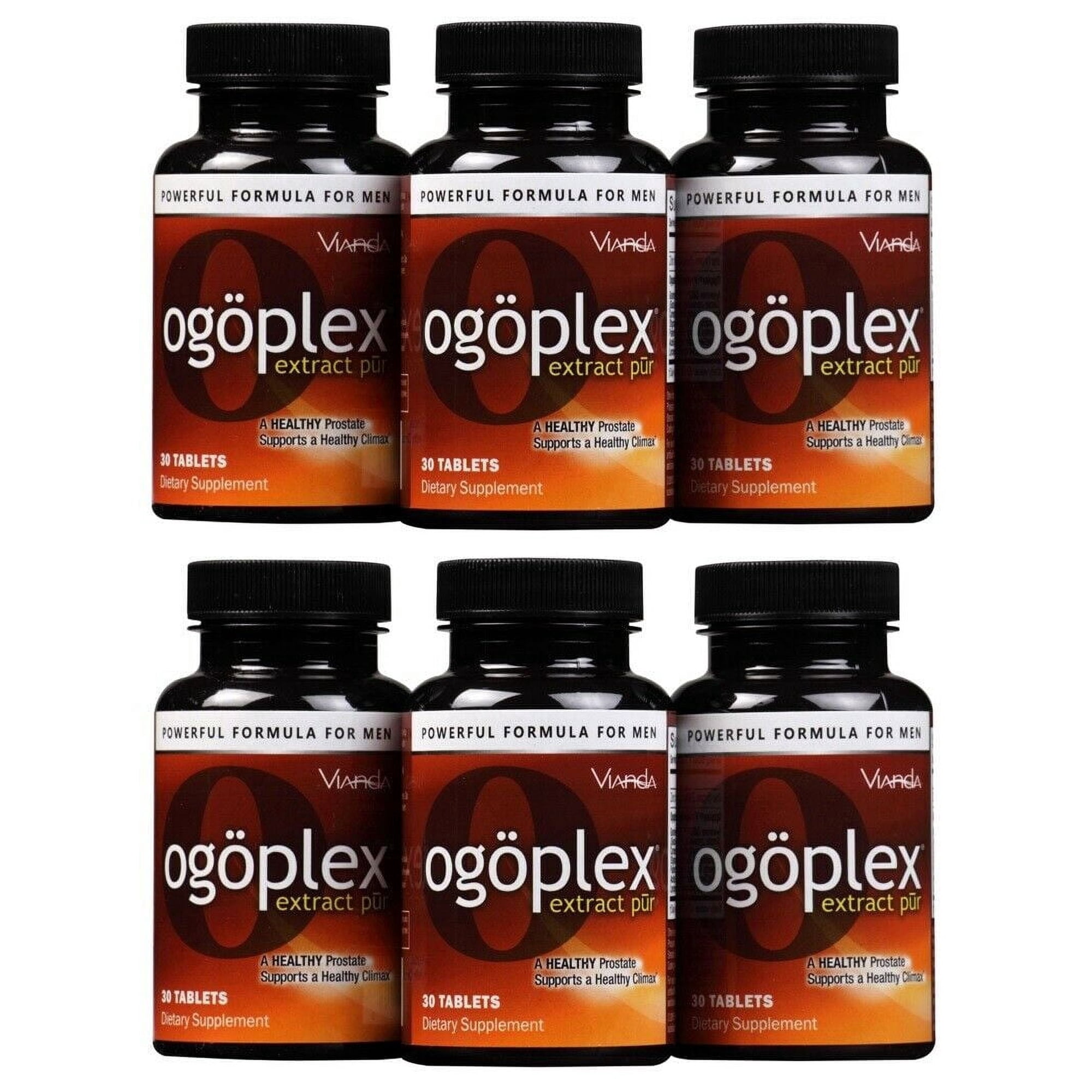 Ogoplex Prostate Health & Urinary Support Supplement for Men - Graminex G63 Swedish Flower Pollen, Saw Palmetto, CardioAid Plant Phytosterol Complex, Tomato Fruit, & Lycopene - 30 Tablets (6 Pack)