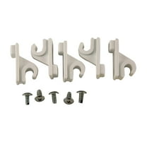 ADJ POLE/CAP 5PK WHT (Pack of 1)