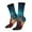 2 Black-1, variant on Celestial Stag Cosmic Glow Pattern Sport Socks for Women and Men Crew Socks Sporty Calf Socks Casual Socks