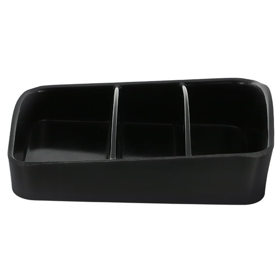 HEATSHAKING 1Pcs PVC Storage Box with Compartmentalized Design for Coffee Bar and Office Use