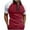 Wine 21214, variant on Polo Shirts for Men Splicing/Solid Color Quarter Zipper Short Sleeve Tennis Shirt Moisture-Wicking Comfortable Slim Fitted Pull-On Tee Tops