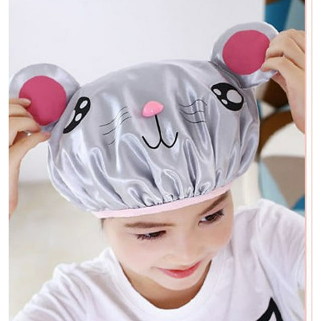 Bonnet de Douche Réutilisable pour Bébé, Bonnet de Douche pour Enfants, Bonnet de Douche Long/court pour Enfants