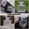thumbnail image 4 of Embossment Pattern Food Container Glass Coffee Beans Jar Cube Sugar Container, 4 of 8