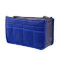 thumbnail image 1 of ENTASSER Double zipper bag in the bag multi-functional mobile phone data cable storage bagblue, 1 of 5