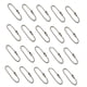 thumbnail image 1 of 20 Piezas Abalorios de Cadena de Collar Broche Llavero DIY Hugo Conector cadena de la bola, 1 of 3
